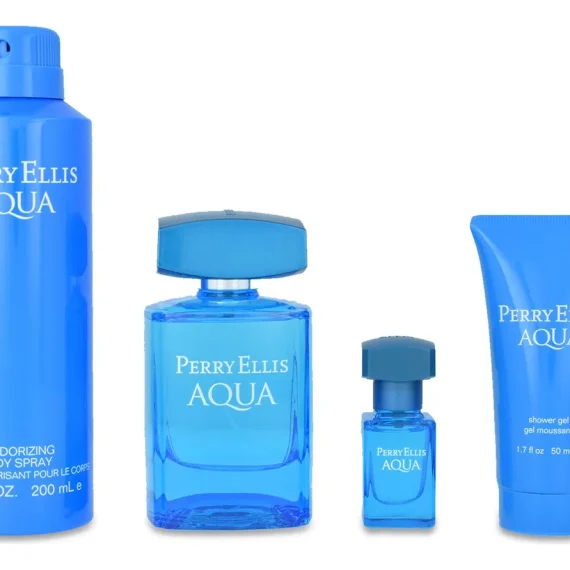 Coffret Perry Ellis Aqua 100ml Eau de Toilette pour Homme