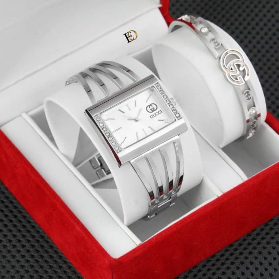 Coffret DUO Luxe Femme – Montre & Bracelet GUCCI