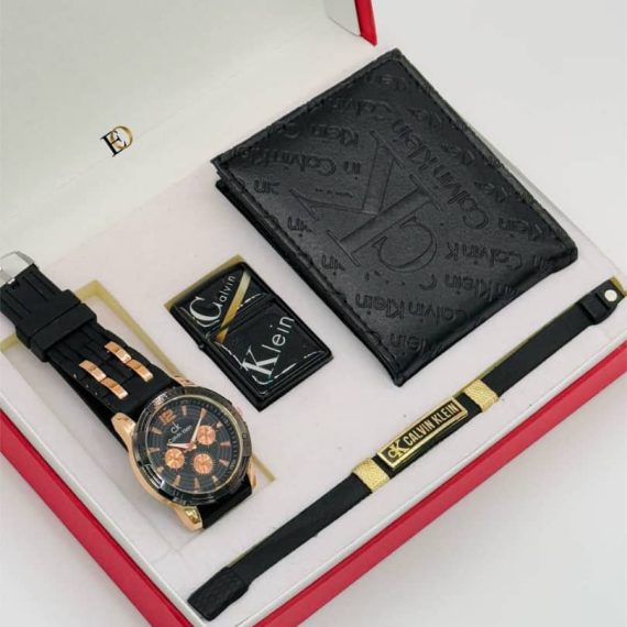 Coffret CADEAU Complet Homme – Accessoires de Style CALVIN KLEIN (4 Pièces)