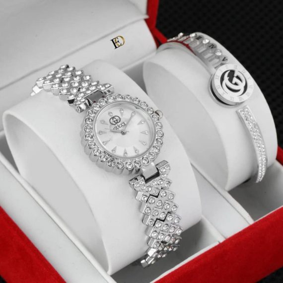Coffret DUO Luxe Femme – Montre & Bracelet GUCCI