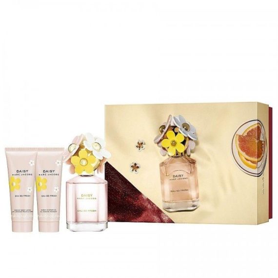 Coffret cadeau parfum 3-en-1 Marc Jacobs Daisy Eau So Fresh